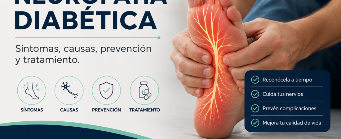 Neuropatía diabética: síntomas, causas, prevención y tratamiento.